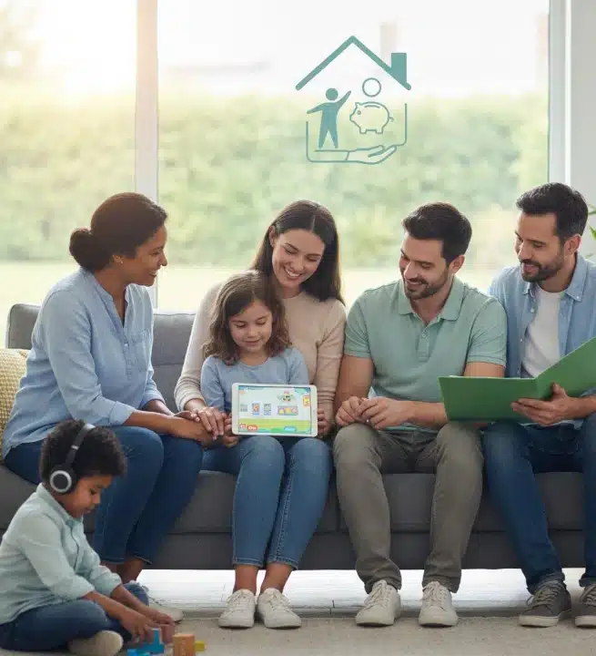 משפחה עם ילדה בעלת צרכים מיוחדים מקבלת החזר מס