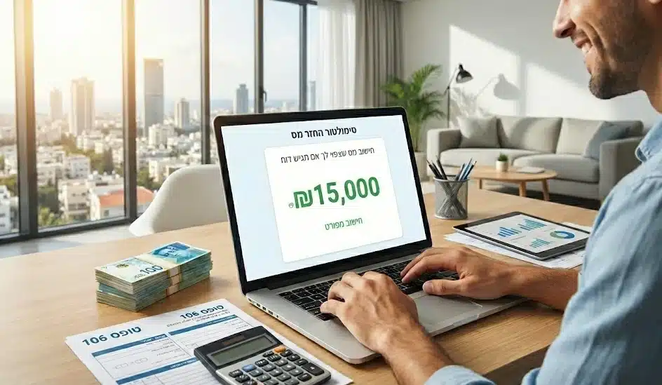 סימולטר החזר מס